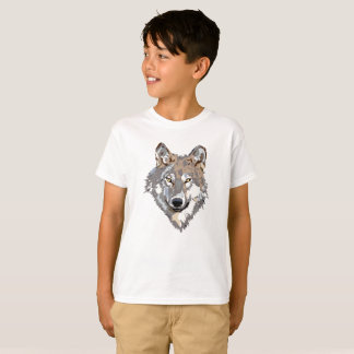 Illustration of wolf head in front T-Shirt