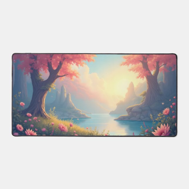 illustration on a Desk Mat (Front)