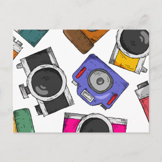 Illustration pattern photography camera postcard