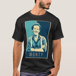 Illustration Pop Art Monty Don TV Presenter Garden T-Shirt