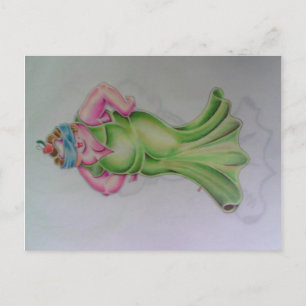 illustration postcard