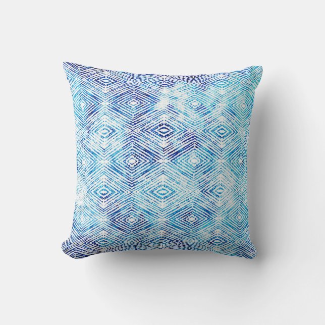 Illustration seamless boho geometric pattern isola cushion (Front)