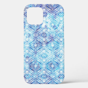 Illustration seamless boho geometric pattern isola iPhone 12 case