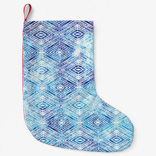 Illustration seamless boho geometric pattern isola small christmas stocking