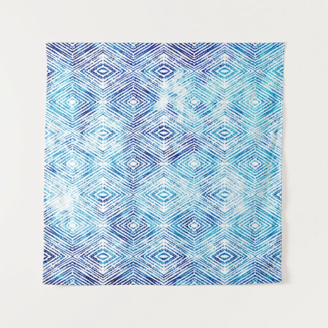 Illustration seamless boho geometric pattern isola tapestry (Front)