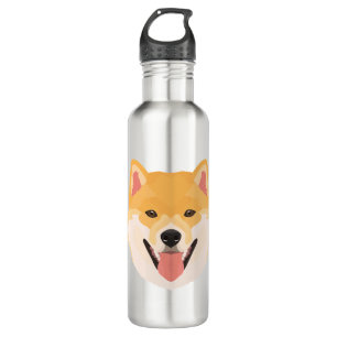 Illustration Shiba Inu 710 Ml Water Bottle