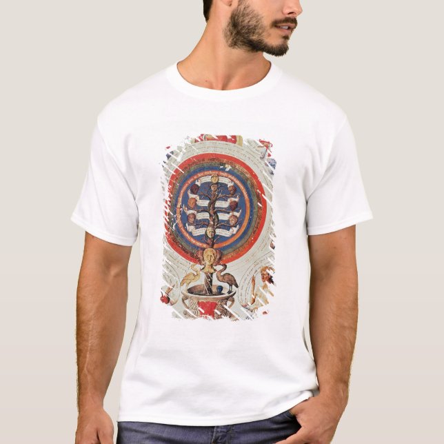 Illustration showing Hermetic Philosophy of T-Shirt (Front)