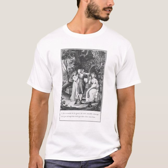 Illustration 'The Sorrows of Werther' by T-Shirt (Front)