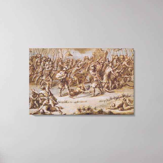 Illustration to 'The Iliad', 1760s (pen & ink, was Canvas Print (Front)