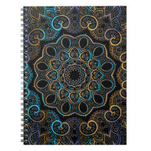 illustration vintage background. Mandala. Indian d Notebook
