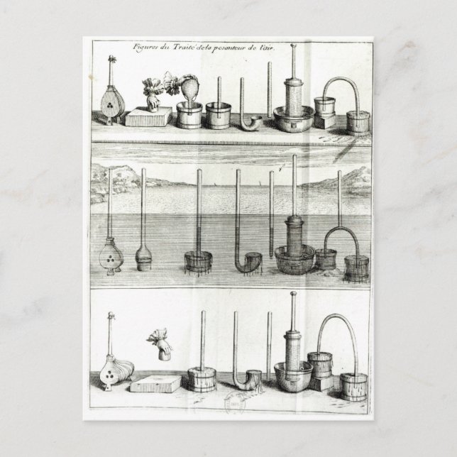 Illustrationfrom 'Traite de la Pesanteur de Postcard (Front)