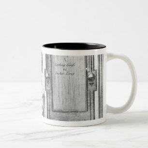 Illustrations of barometers and looking Two-Tone coffee mug