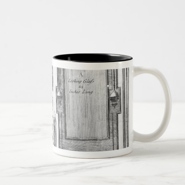 Illustrations of barometers and looking Two-Tone coffee mug (Right)