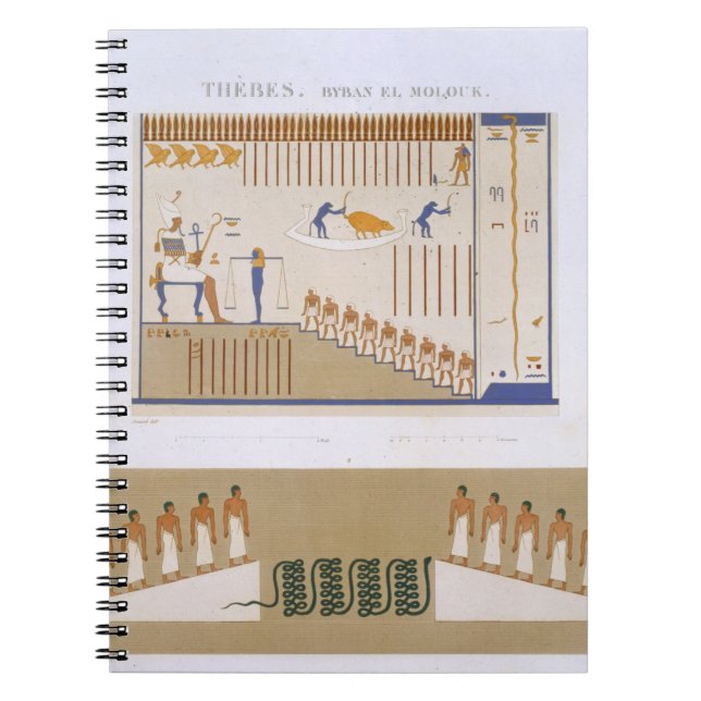 Illustrations of frescos from Byban el Molouk, The Notebook (Front)