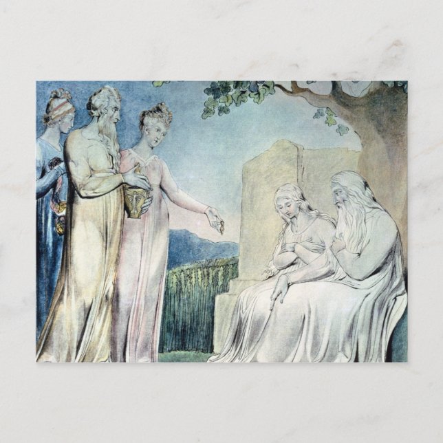 Illustrations of the Book of Job Postcard (Front)