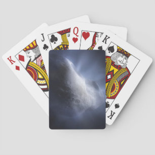 Illustrative Close-Up The Comet Tempel. Playing Cards