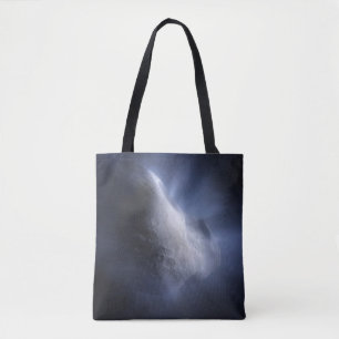 Illustrative Close-Up The Comet Tempel. Tote Bag