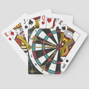Illustrative Dart Board Playing Cards