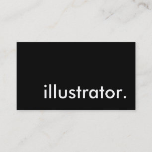illustrator. business card