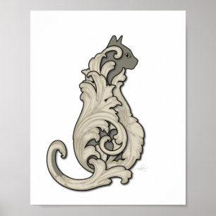 Illustrious Cat Poster