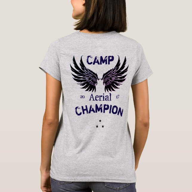Illyrian Warrior Camp/Aerial Champion ACOTAR T-Shirt (Back)