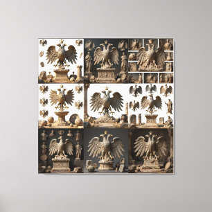 IllyrianAltarRelicsSacredEagleArtBundle IX HERSYM  Canvas Print