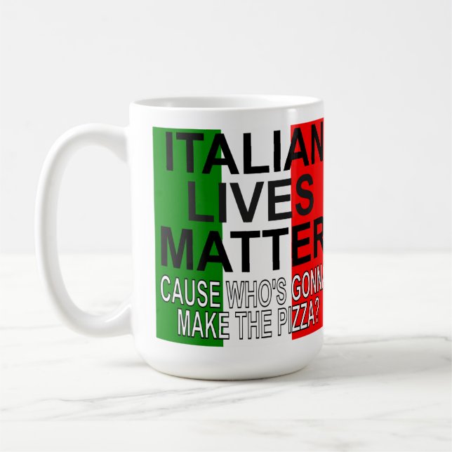 ILM Who's Gonna Make the Pizza Coffee Mug (Left)