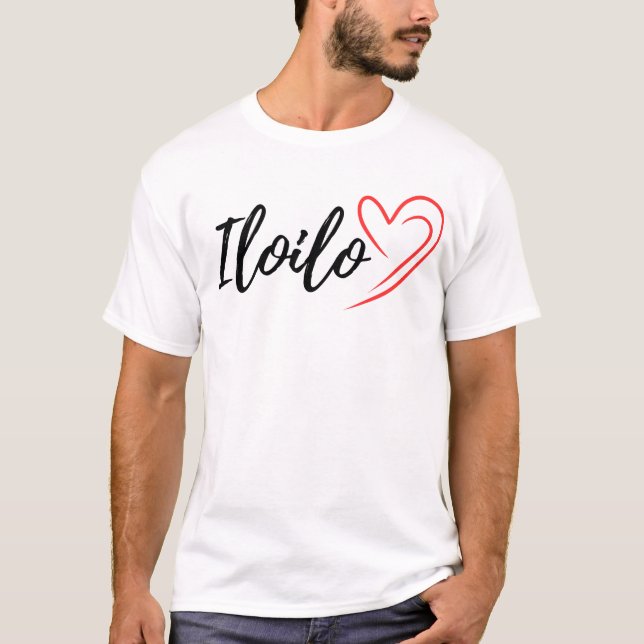 Iloilo Philippines Heart T-Shirt (Front)