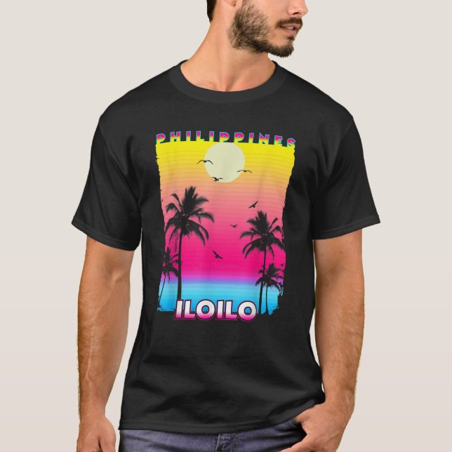 Iloilo Philippines Ilongo Panay 90s Vacations T-Shirt (Front)