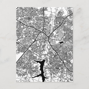 Ilorin Nigeria City Map Postcard