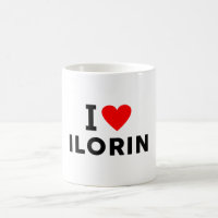 Ilorin Nigeria love city heart like travel symbol