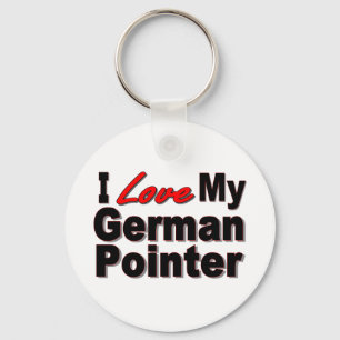 ILove My German Pointer Keychain