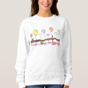 Ilove you baby, balloon love sweatshirt