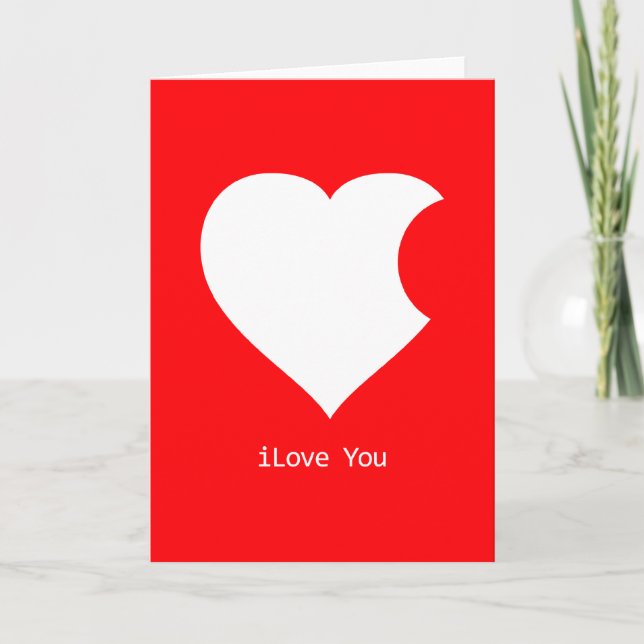 iLove You Card (Front)