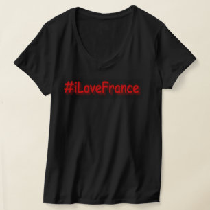 "#iLoveFrance" Cute Design. Buy Now T-Shirt