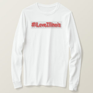 "#iLoveIllinois " Cute Design. Buy Now T-Shirt