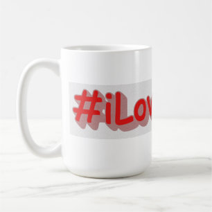 "#iLoveIndia " Cute Design. Buy Now Coffee Mug