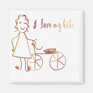 ilovemybike magnet