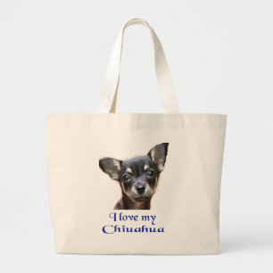 Ilovemychiwawatee Large Tote Bag