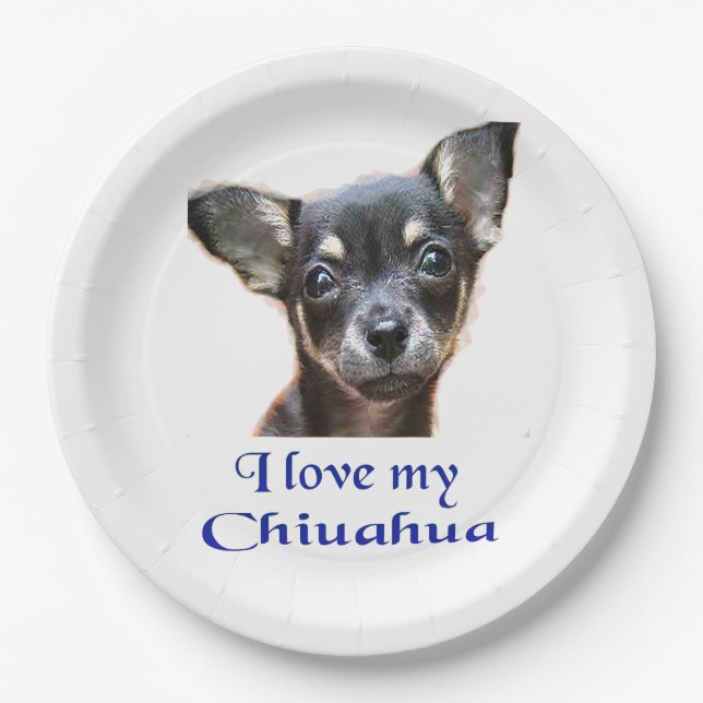 Ilovemychiwawatee Paper Plate (Front)