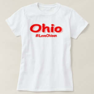 "#iLoveOhioan" Cute Design. Buy Now T-Shirt
