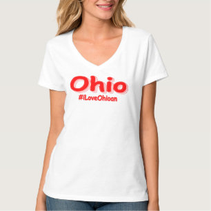 "#iLoveOhioan" Cute Design. Buy Now T-Shirt