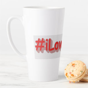 "#iLoveTokyo" Cute Design. Buy Now Latte Mug