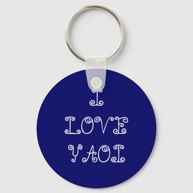 ILOVEYAOI KEY RING (Front)