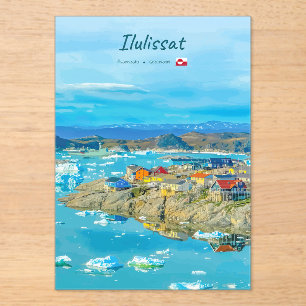 Ilulissat, Greenland - Iceberg Town Acrylic Invitations