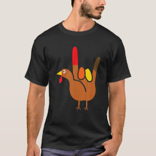 ILY ASL Turkey Sign Thanksgiving T-Shirt