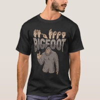 ILY Bigfoot ASL Hand Gesture Deaf Hearing Loss Awa