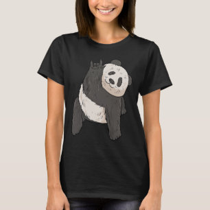 ILY Panda ASL Hand Gesture Deaf Hearing Loss Aware T-Shirt
