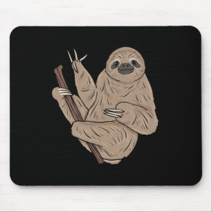 Ily Sloth Asl Hand Gesture Deaf Hearing Loss Aware Mouse Mat