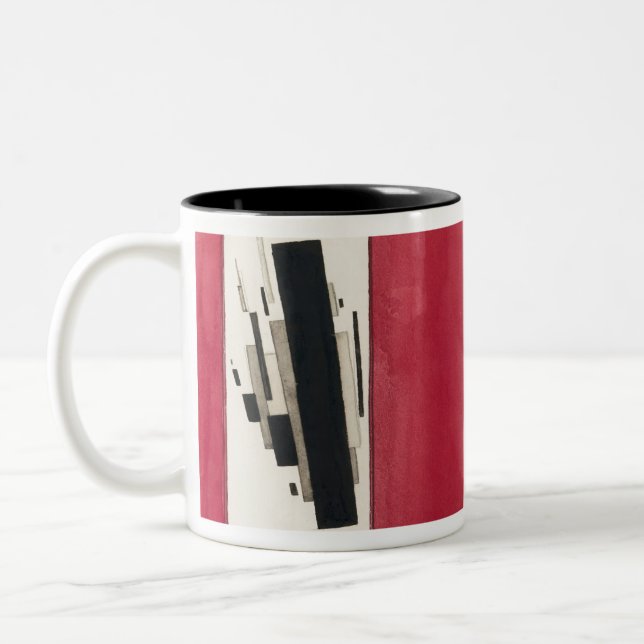 Ilya Chashnik Suprematist Composition Two-Tone Coffee Mug (Left)